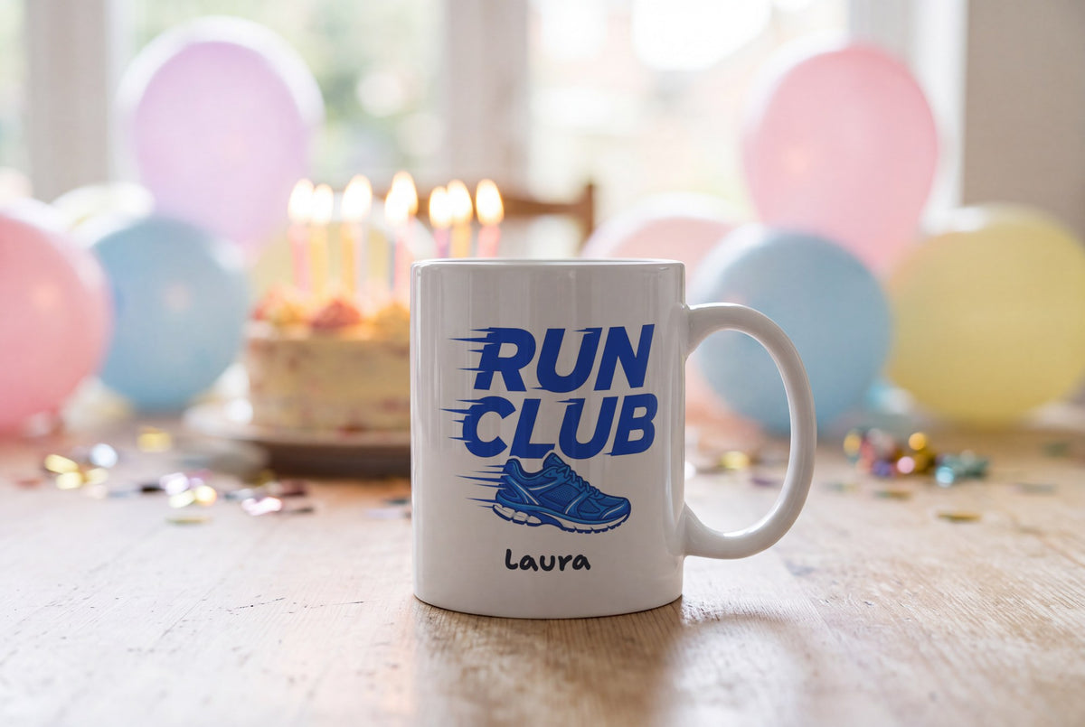 Lifestyle: Personalised Run Club Mug