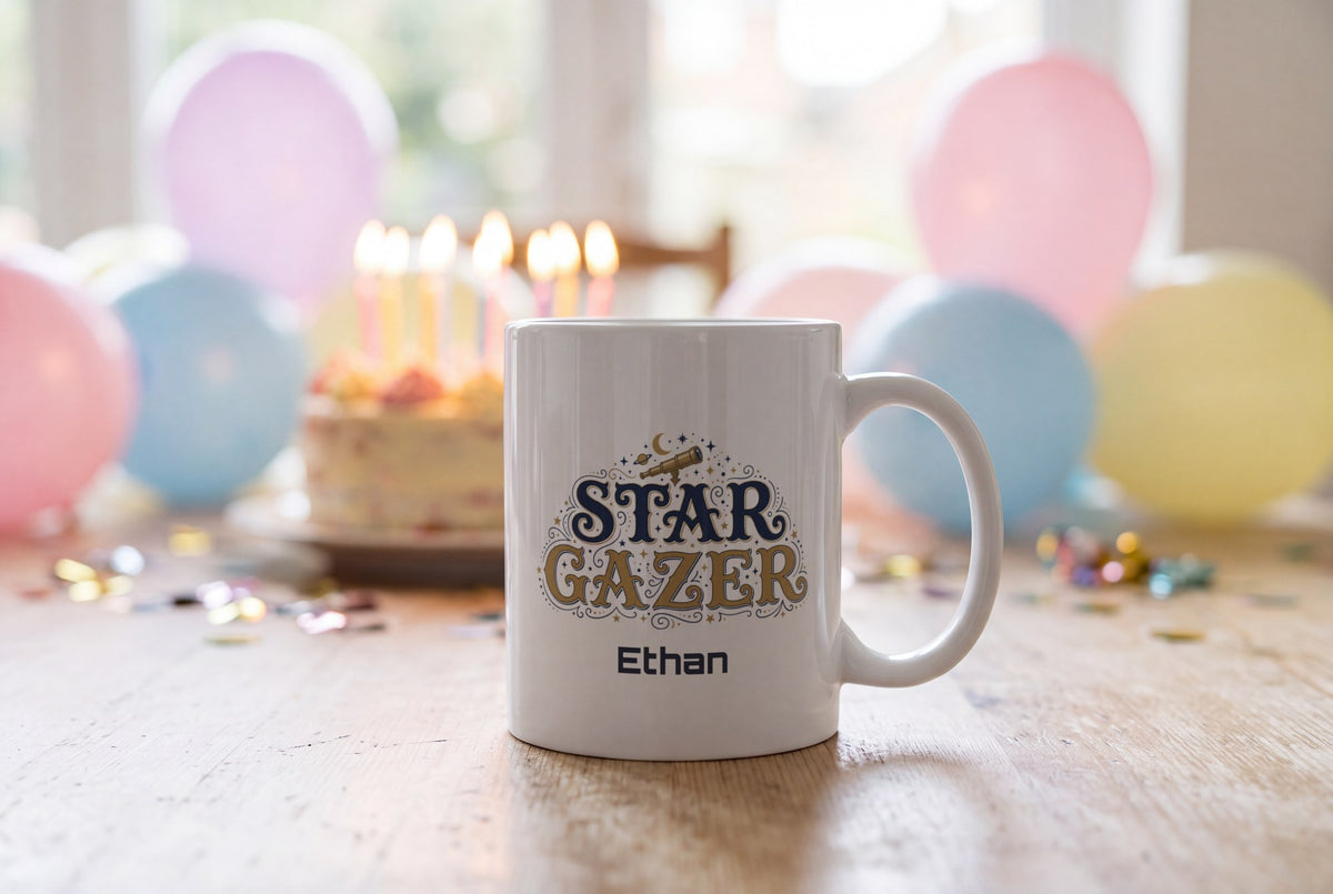 Lifestyle: Personalised Star Gazer Astronomy Mug