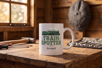 Lifestyle: Personalised Train Spotter Mug
