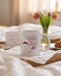 Lifestyle: Personalised Wine Time Mug