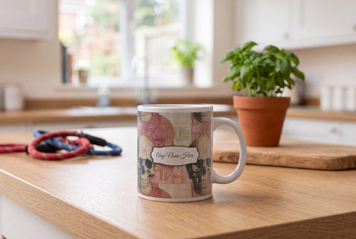 Lifestyle: ASCII Skulls Name Mug 2