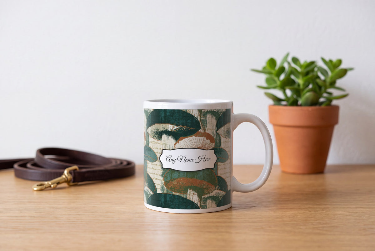 Lifestyle: Pop Art Boletus Name Mug