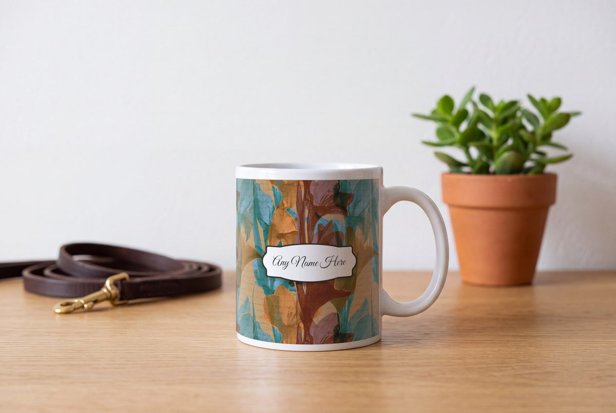 Lifestyle: Infrared Gladioli Name Mug