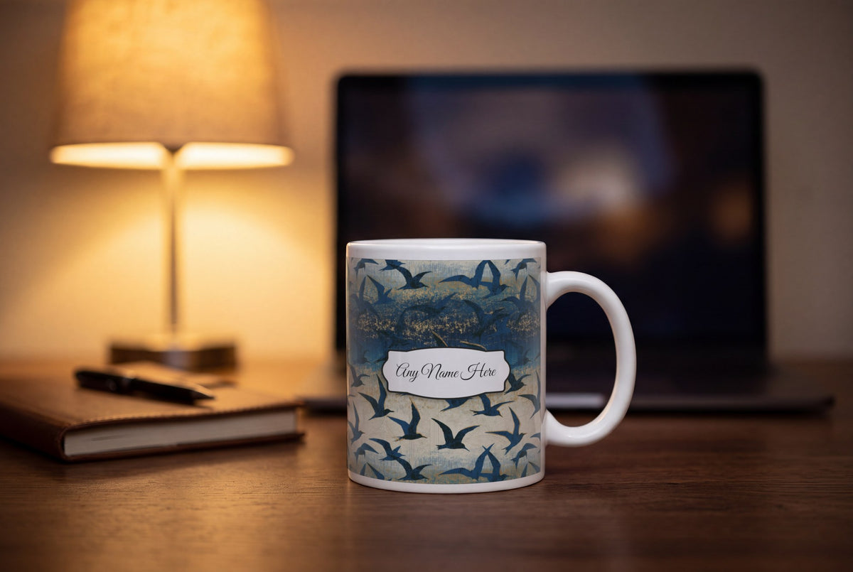 Lifestyle: Etching Terns Name Mug
