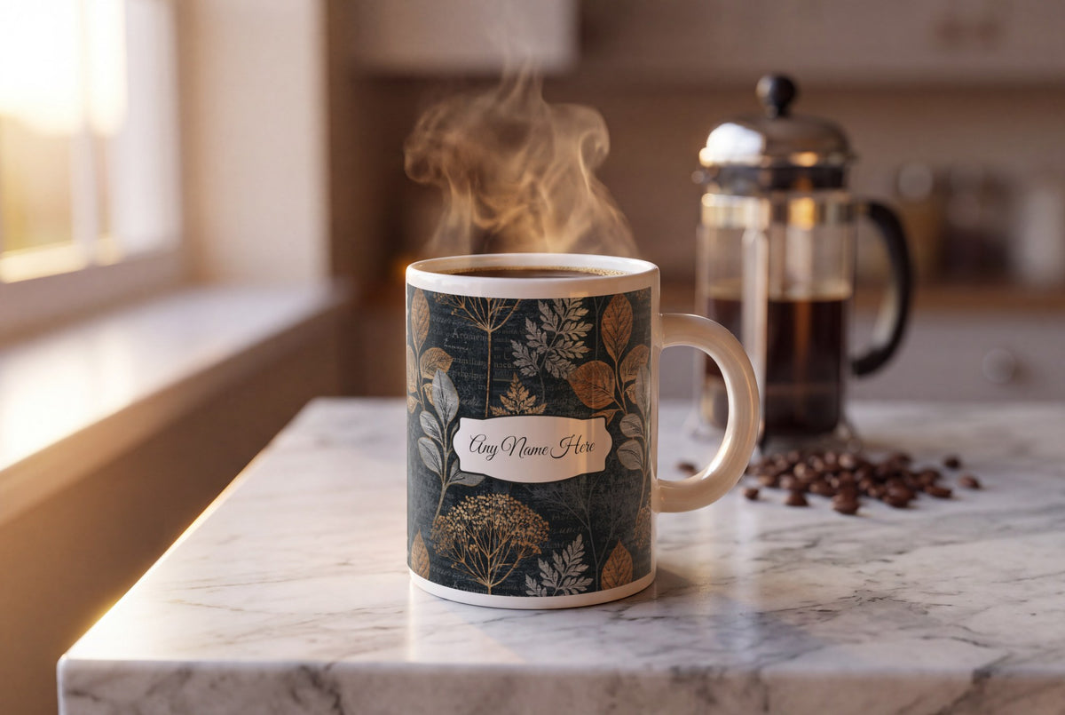 Lifestyle: Scratchboard Burins Name Mug 3