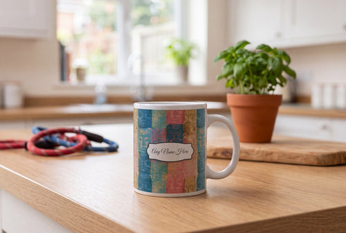 Lifestyle: Antique Botanical Totem Poles Name Mug