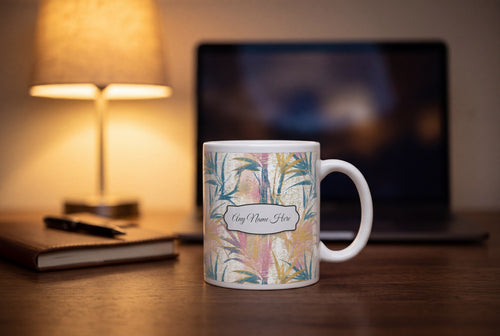 Lifestyle: Batik Reeds Name Mug 2