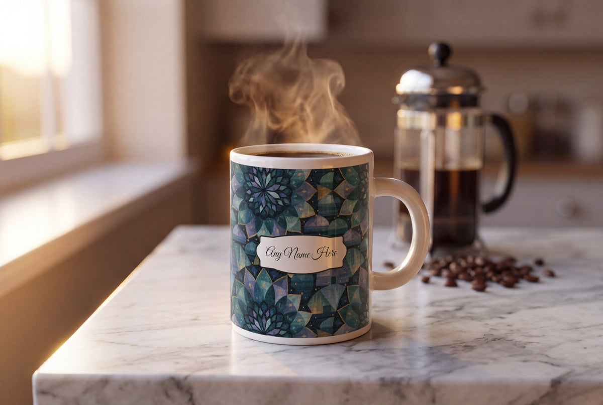 Lifestyle: Mandala Igloo Name Mug