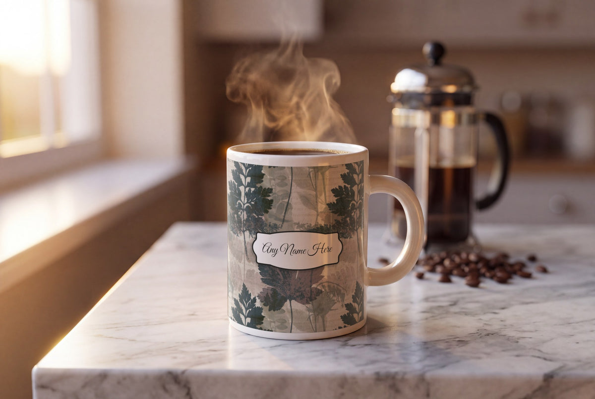 Lifestyle: Solarised Botanicals Name Mug
