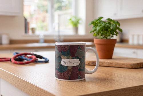 Lifestyle: Belle Epoque Nocturnal Moths Name Mug 2