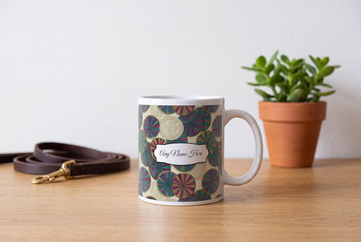 Lifestyle: Victorian Poker Chips Name Mug