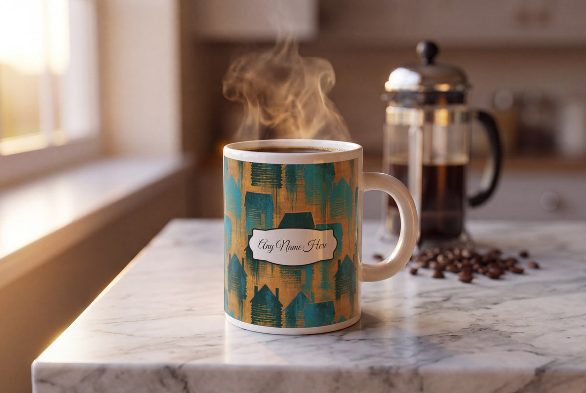 Lifestyle: Graffiti Log Cabins Name Mug