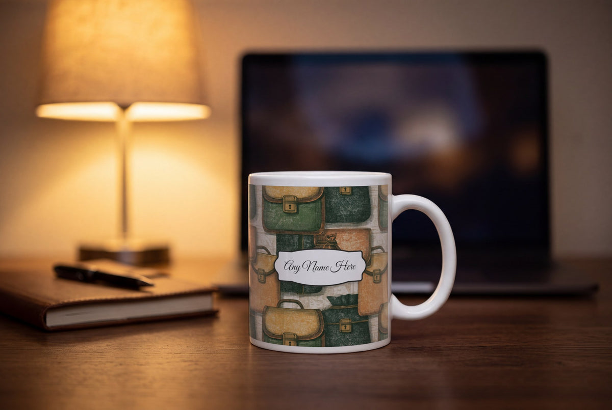 Lifestyle: Engraving Jewel Bags Name Mug