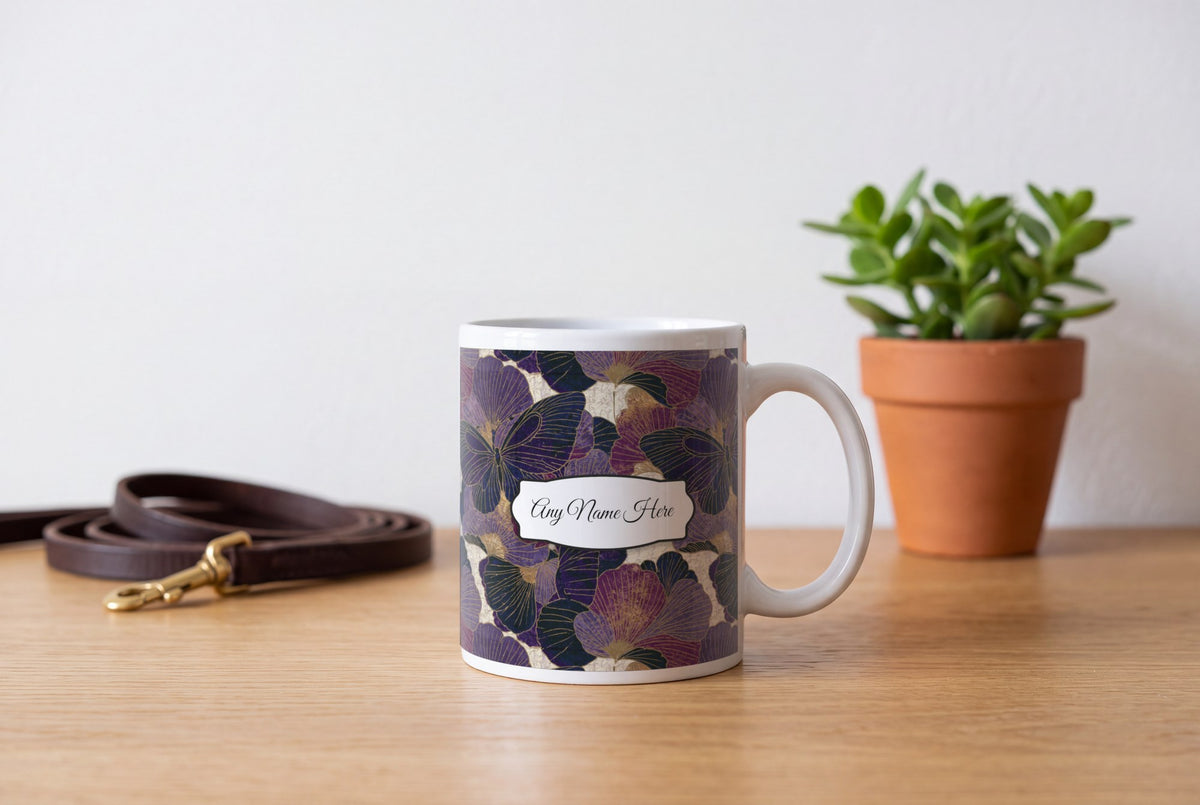 Lifestyle: Maximalist Butterfly Name Mug 2