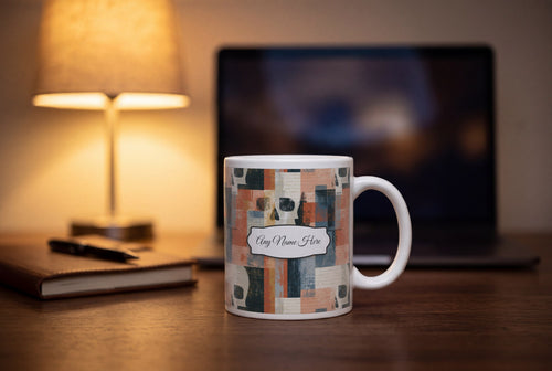 Lifestyle: Bauhaus Skull Dagger Name Mug