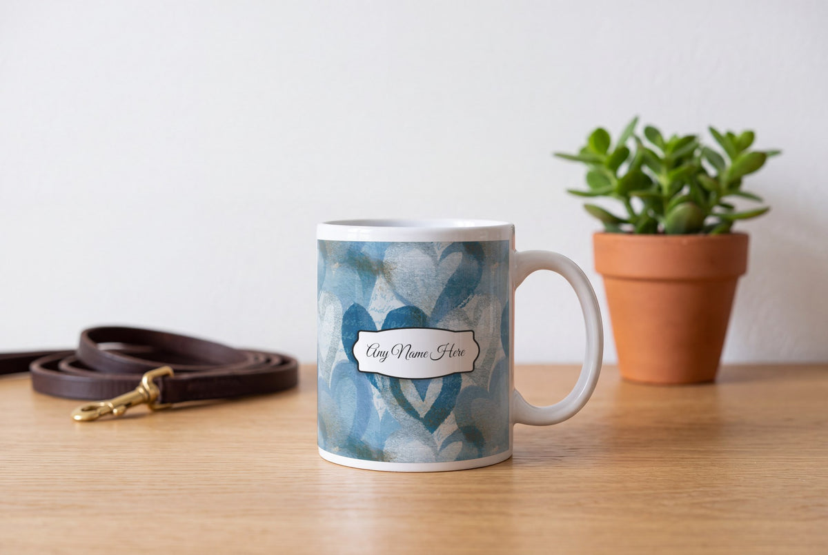 Lifestyle: Lithograph Heart Name Mug