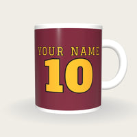 Design Your Own American Football Jersey Mug, front
